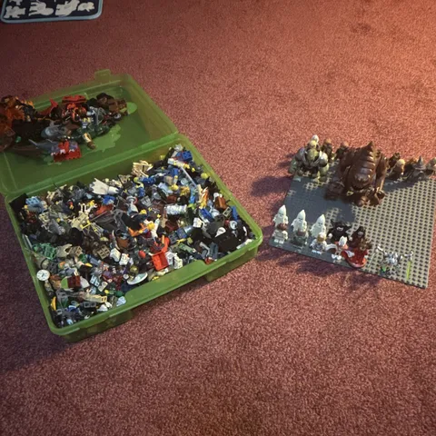 LEGO Assorted Minifigure & Parts Bulk Lot, will sell separately or as lot.