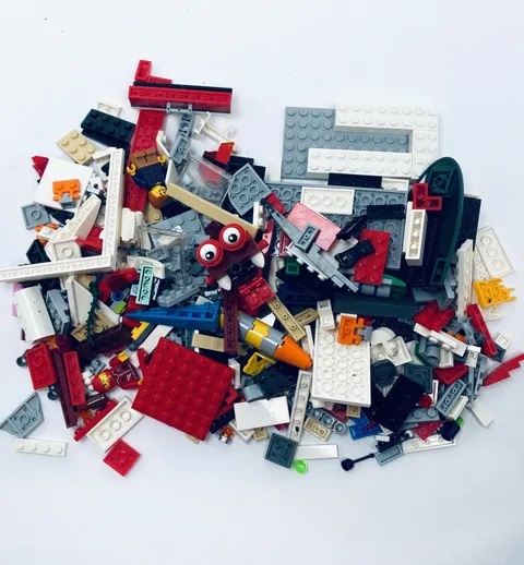 Lot of Lego bricks and parts