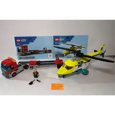 Lego City Rescue Helicopter Transport #60343 with 1 figure