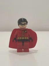 LEGO Batman Robin Minifigure with Cape 2012 DC Super Heroes.  Fast Shipping