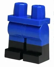 *NEW* LEGO Blue dual molded legs w/ black boots 970c00pb0411