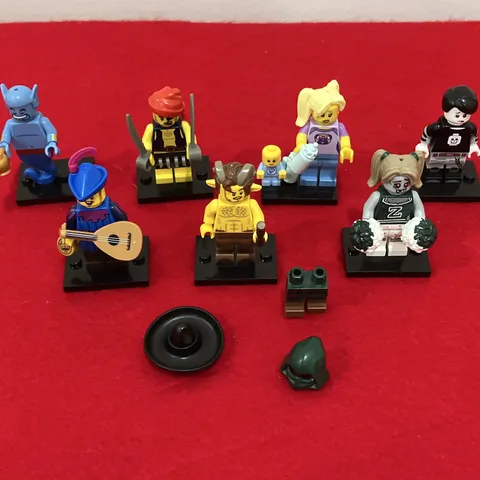 LEGO CMF Minifigure Lot Series 1 14 15 16 22 Babysitter Zombie Genie Parts