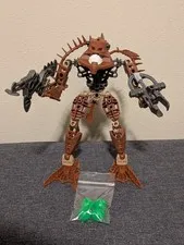 Factory Error Lego Bionicle set 8904 Piraka Avak (No cracks/working light)
