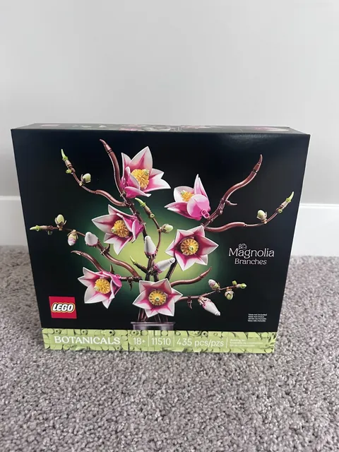 LEGO Botanicals Magnolia Branches 11510 Building Toy Set, Brand New, Seald Box