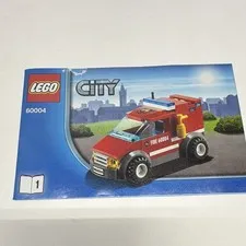 LEGO City 60004 Illustrated Instruction Manual Booklet Book 1 ONLY