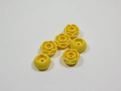 LEGO Lot of 6 Yellow Roses Flowers Plants Minifig I12