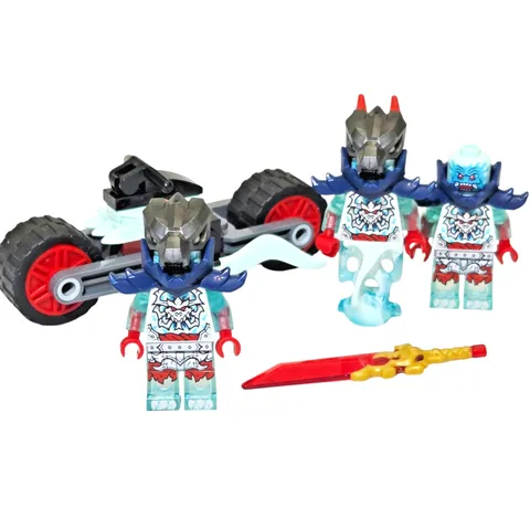 Lego Ninjago Spectral Dragonian Minifigure Parts Lot Motorcycle Reveal Blade
