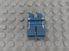 Lego 76003 Superman Dark Blue Minifigure Hips and Legs with Silver Stripes Used