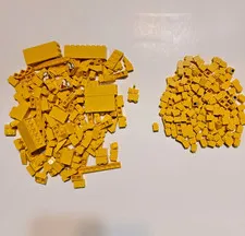 LEGO Yellow bulk lot 1x1's and assorted small bricks 10oz