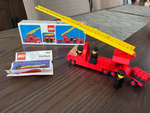 LEGO LEGOLAND: Fire Truck (485) Complete, Original Box, Good Condition