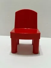 4" x 2" Lego Group #31313 red chair 2001 Garden Party #2954-1 Dolls #9126-1