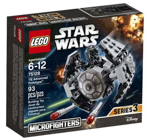 LEGO DISNEY STAR WARS 75128 TIE Advanced Prototype Retired 100% Complete w/Box