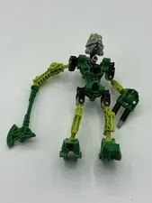 LEGO Bionicle Green Toa Lewa Set 8535 No Mask 2001