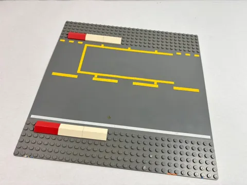 Lego Baseplate pit lane only from Ferrari F1 Pit Set 8375 (2004)