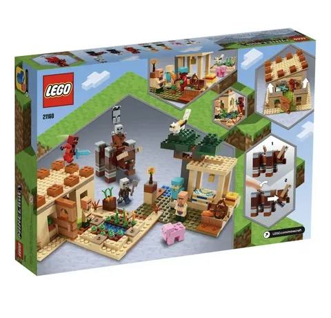 LEGO Minecraft: The Illager Raid (21160) New In Box - Retired Set Sealed 🔥