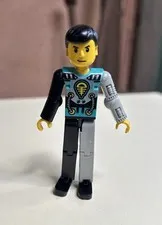 LEGO Technic Cyber Figure Sam Cyborg Minifigure Great Condition