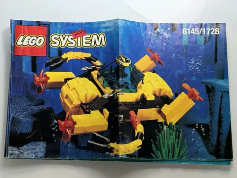 Lego System Crystal Crawler #6145/1728 Instruction Manual Only VINTAGE 1996