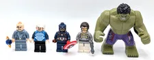 Lego Marvel Avengers Minifigures Set 76041 Quicksilver Baron Von Strucker Hulk +