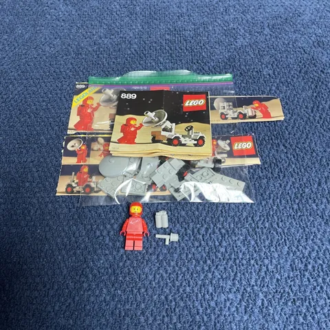 LEGO Classic Space 889 Radar Truck 100% Complete W/Partial Box & Book