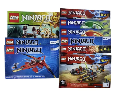 Lego Ninjago Instruction Lego Booklets Preowned Lot Of 9