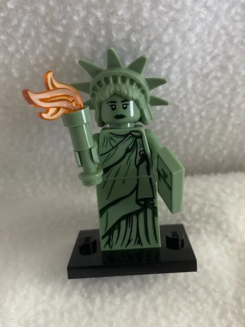 LEGO Lady Liberty Statue Minifigure Collectible Series CMF 6 - Complete