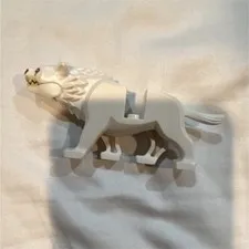 LEGO Hobbit White Warg Dark Red Nose