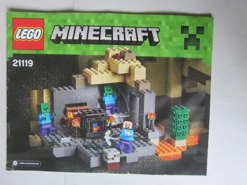 Lego Building Instructions Instruction Minecraft 21119