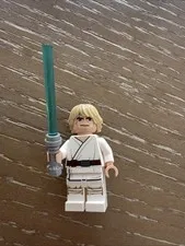 LEGO Star Wars Luke Skywalker Minifigure Plastic With Blue Lightsaber