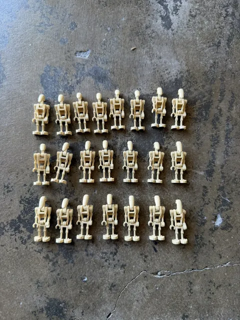LEGO Star Wars Lot of 22 Battle Droid Minifigures Lot