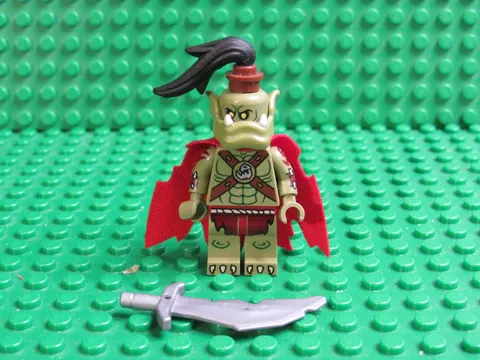 LEGO Collectible Minifigure Orc/Troll Warrior Sword Red Cape Series 24 71037 T32