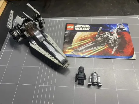 Lego Star Clone Wars 7915 Imperial V-wing Starfighter R2 Q2 R2Q2 Minifigure NISB
