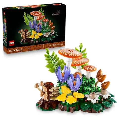 LEGO Botanicals Woodland Mushrooms Set 10365 Adult Home Decor Display Model