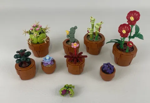 Lego Botanical Collection Tiny Plants Set 10329 Building Toy Cactus Succulents