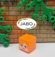 ( S12 / 7 / 4 ) LEGO 19729pb009 Head Modified Cube Minecraft Alex