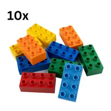2x4 Bricks Building Blocks Multicoloured Mixed - 3011