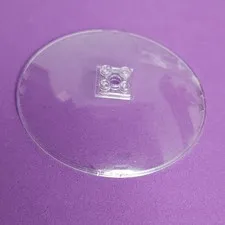 LEGO 50990a Dish 10 x 10 Inverted Radar Hollow Studs Trans Clear x1 Genuine