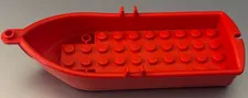 LEGO Pirates Red Rowboat Boat with Oarlocks