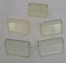 Lego Clear 1  Piece 1970s Era VTG Misc Windshields X 5 Original City 