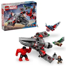 LEGO Marvel Captain America Vs. Red Hulk Battle Building Set
