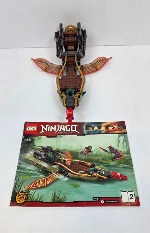 LEGO NINJAGO 70623 Destiny’s Shadow Boat Incomplete Manual 2 Retired
