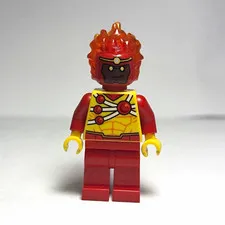 LEGO Firestorm Rare Retired Minifigure Character with Trans-Orange Flame Head
