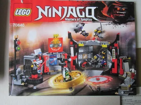 Lego System Building Instructions Instruction Ninjago 70640 Masters od Spinjitzu