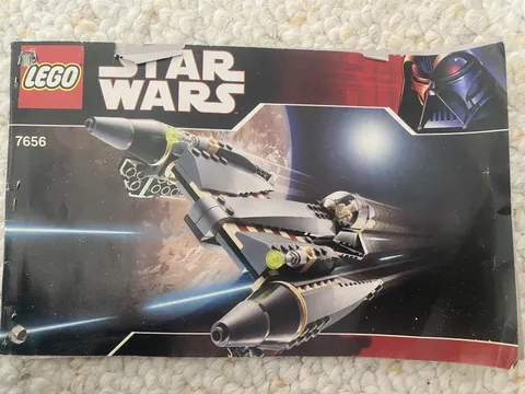 LEGO Star Wars General Grievous Starfighter 7656 Set 329 Pieces Ages 8-12 Box