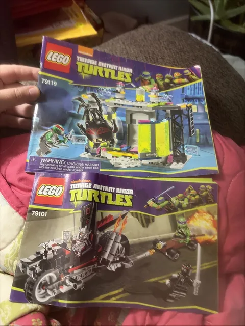 Lego TMNT Instruction Manuals 79119 & 79101 Teenage Mutant Ninja Turtles