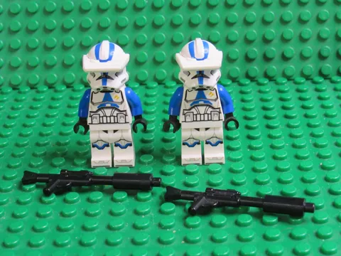 Lot 2 Lego 501st Clone Trooper Specialist Star Wars Minifigs sw1248 75345 SB87