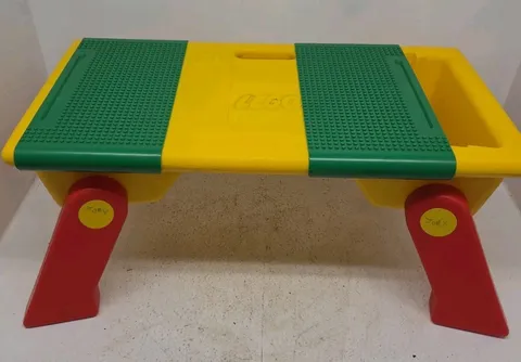 LEGO 1994 VINTAGE Lap Tray Table Building & Storage Bins w/ Fold up Legs 
