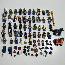 LEGO Castle Vintage Minifigure Lot w/ 44 Minis, Accessories, Horses, etc