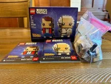 LEGO BrickHeadz Back to the Future, Marty McFly & Doc Brown, 41611 100% Complete