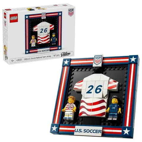 LEGO Editions Football 2026 U.S. Soccer National Team Jersey 43033