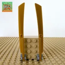 LEGO Ninjago, Final Battle: 2x Pearl Gold 10L Sword Blades, 98137, 71702, 2013